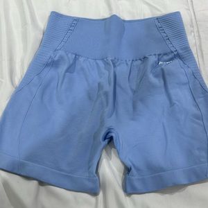 Light Blue AYBL Women Gym Shorts